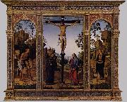 PERUGINO, Pietro The Galitzin Triptych af oil painting reproduction